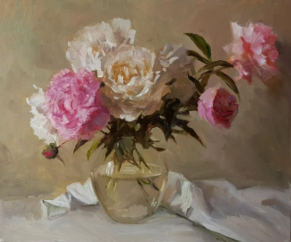 Родионова Светлана художница пионы картины