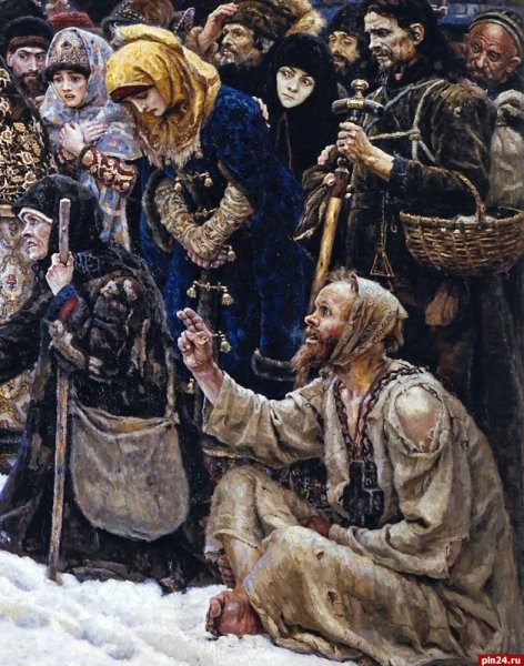 Храм Василия Блаженного в живописи маслом