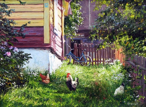 Художник Татьяна черных Деревенские мотивы
