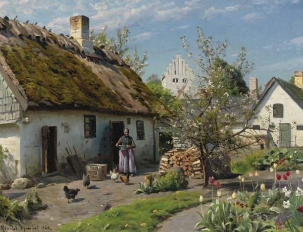 Петер мёрк мёнстед Деревенские пейзажи