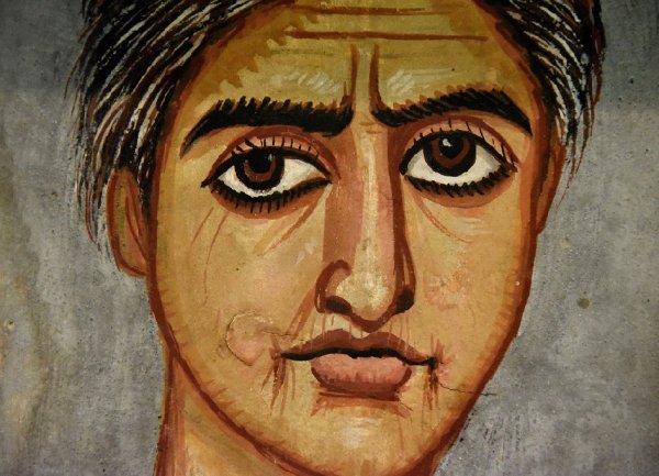 Фаюмский портрет женщины. 300-325 Гг. н.э. британский музей, Лондон