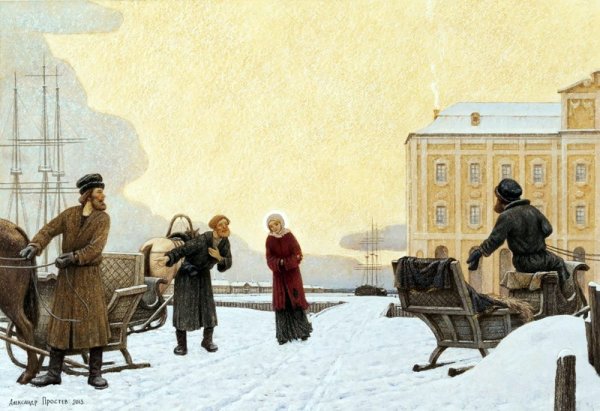 Художник Александр Простев Ксения Петербургская