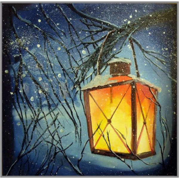 Рождество акварель