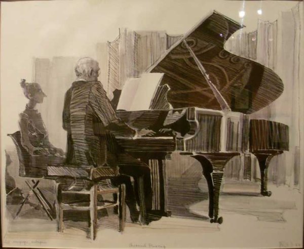 Святослав Рихтер в живописи