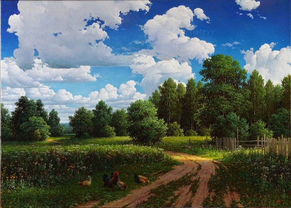 Художник Александр Игнатьев осень