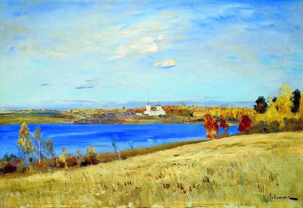 Осень. Река. 1898-1899 Левитан Исаак Ильич