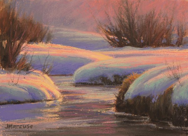 Карен Маргулис пастель зима