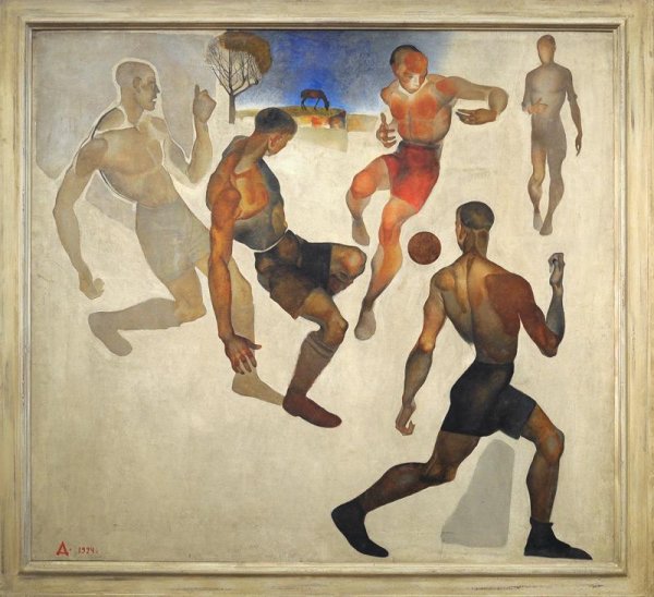 Александр Дейнека футбол 1924