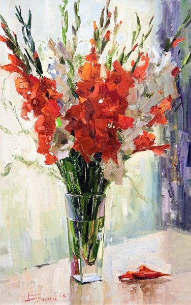 Гладиолусы Левитан