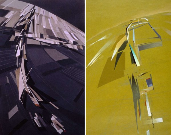 Ранняя живопись Захи Хадид