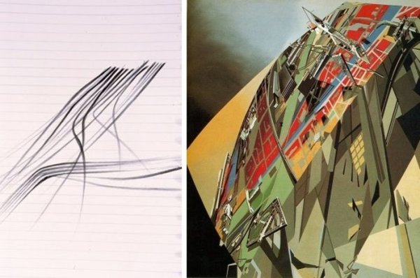 Ранняя живопись Захи Хадид