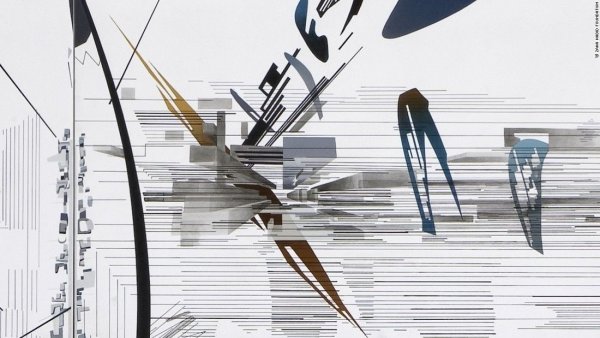 Ранняя живопись Захи Хадид