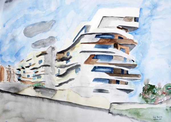 Ранняя живопись Захи Хадид