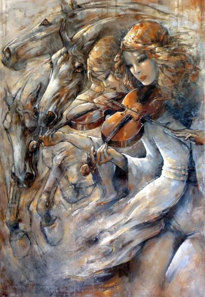 Картины художницы Jeanne Saint Cheron