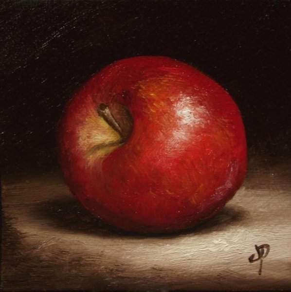 Яблоки живопись