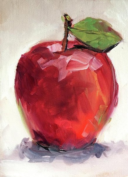 Яблоки живопись