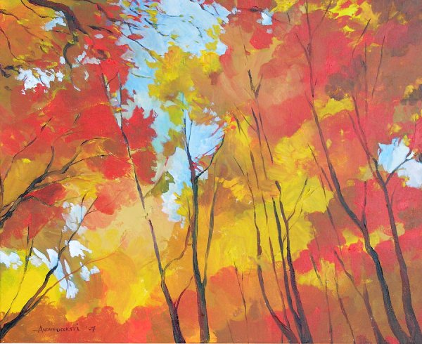 Картины осенних листьев