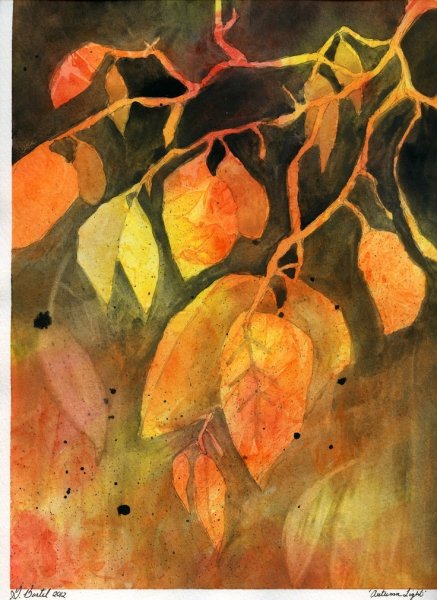 Абстрактная композиция осень