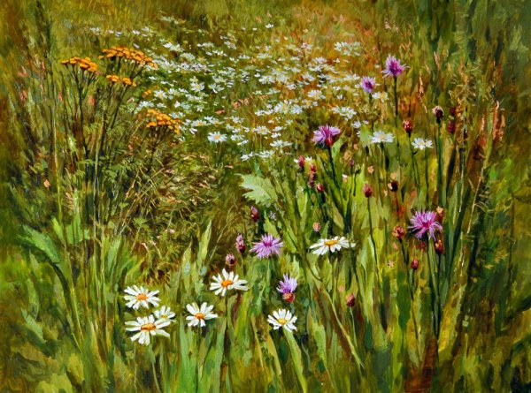 Травянистое живопись