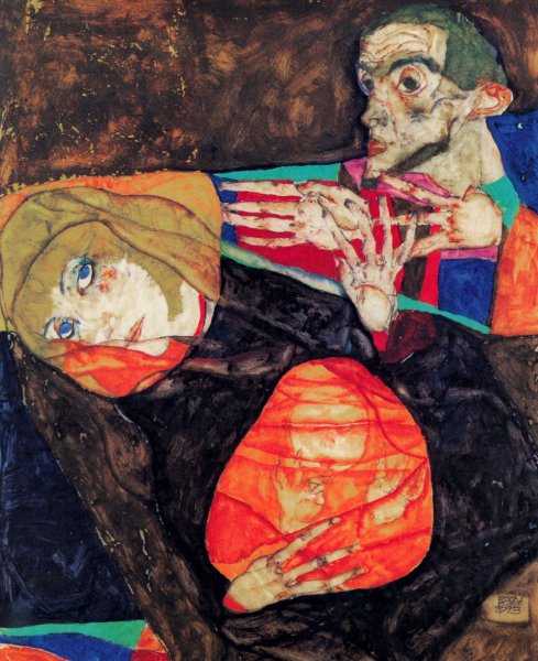 Эгон Шиле «святое семейство», 1913