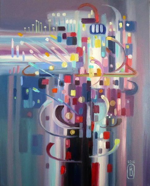 Художник Елена Березина абстракция