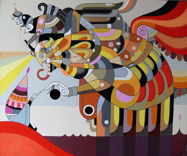 Абстрактно декоративная композиция