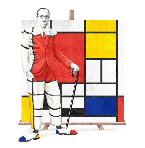 Пит Мондриан портрет