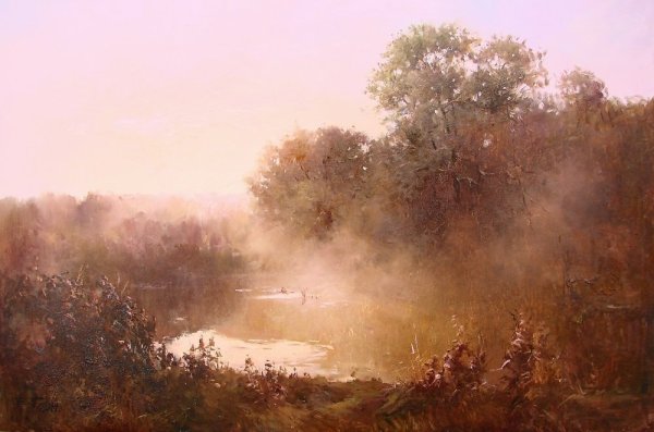 Шишкин художник туманное утро