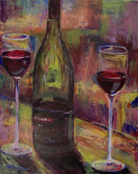 Вино бутылки в живописи