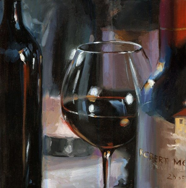 Художник Виктор Бауэр вино