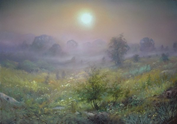 Художник Александр Желонкин туман