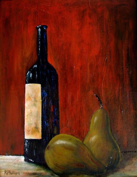 Натюрморт с бутылкой