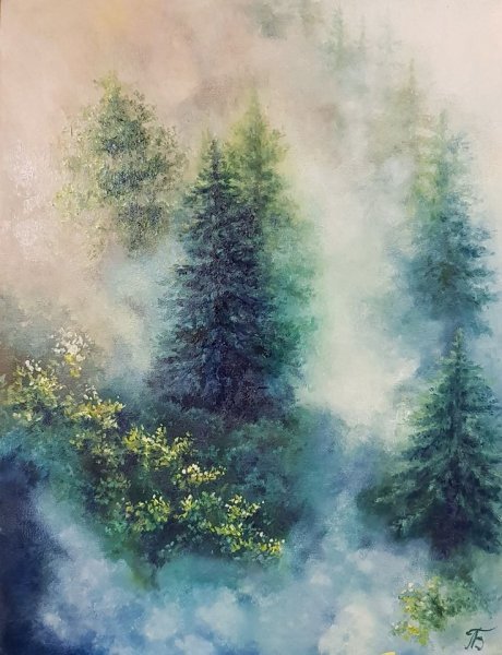 Туман акварелью