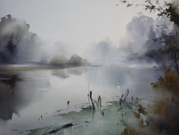 Илья Ибряев осенние пейзажи