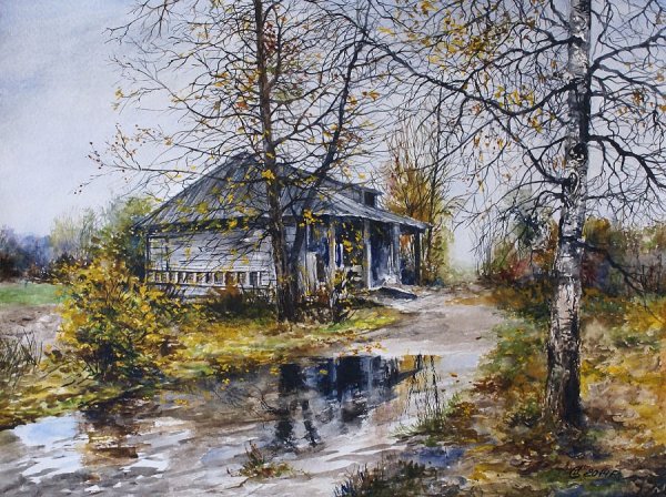 Дорофеев Сергей художник летние, осенние пейзажи