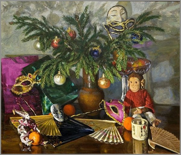 Художник Николай Витинг елка