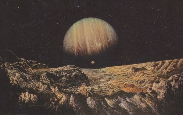 Планеты Венера и Юпитер космос