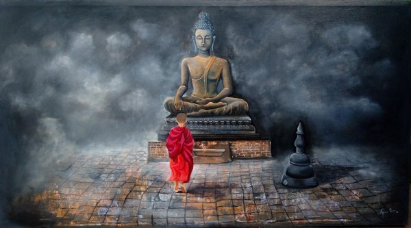 Будда и змея