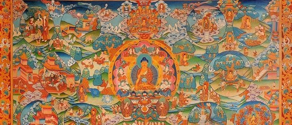 Древние буддийские росписи храмов Тибета