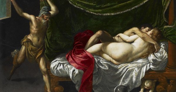 Тинторетто Венера, вулкан и Марс