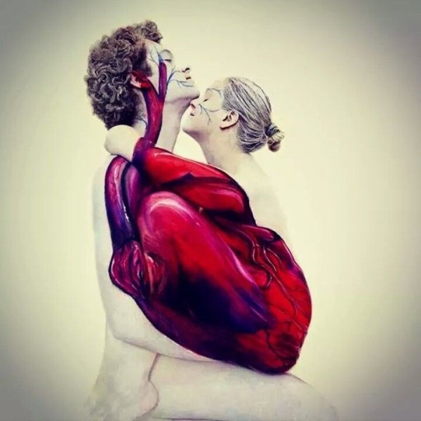 Боди-арт иллюзии Гезине Марведель