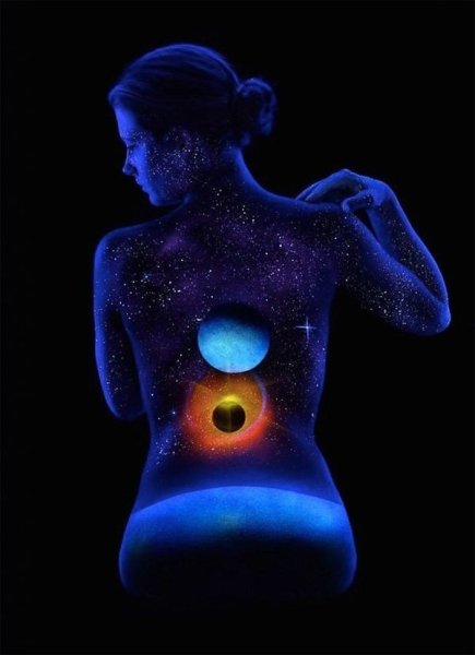 Боди-арт художника John Poppleton