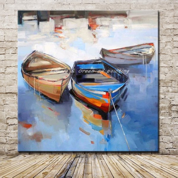 Бабочки маслом на холсте