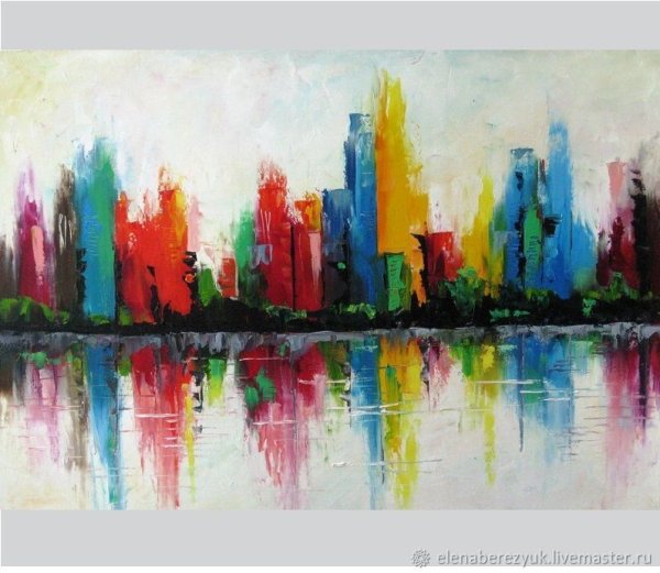 Натюрморт с цветами и фруктами живопись