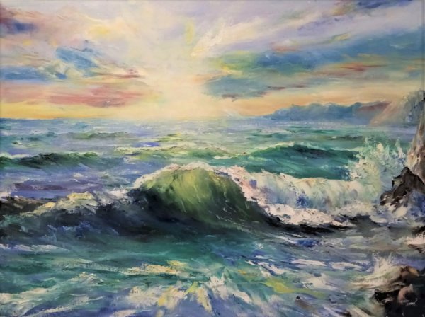 Чеботников морской Прибой картина