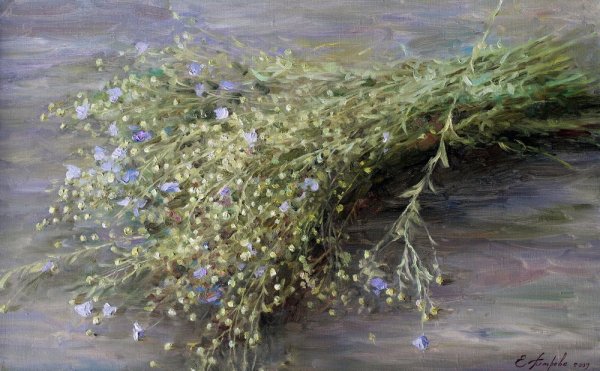 Художник Елена Петрова цветы