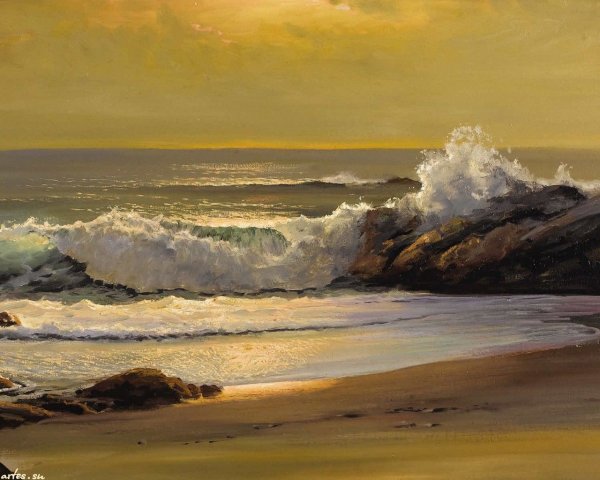 Морской Прибой пейзаж