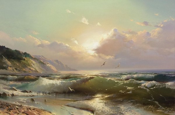 Адамов Алексей художник-маринист