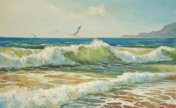 Морские пейзажи художника Сергея Стоева