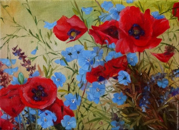 Маки-васильки" Гранада